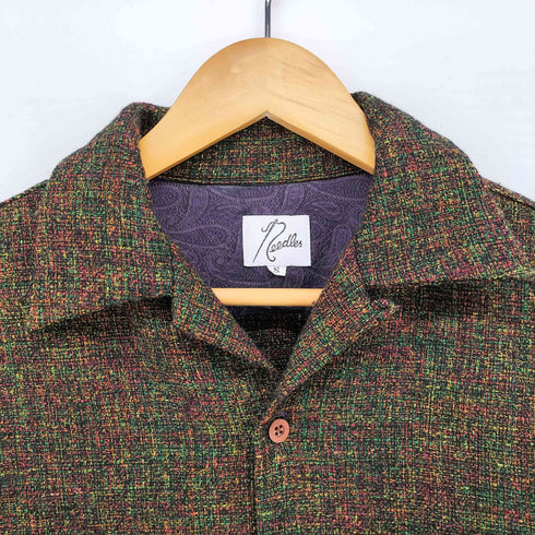 ニードルズ Needles C.O.B.CLASSIC SHIRT ジャガード オープンカラー L/S シャツ メンズ JPN:S