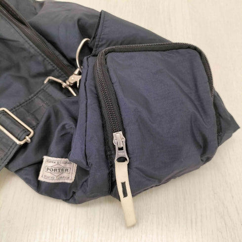 ポーター PORTER リバーシブル 裏地ボーダー ショルダーバッグ メンズ