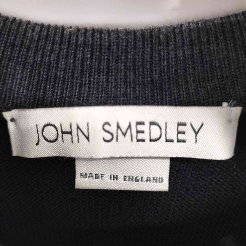 ジョンスメドレー JOHN SMEDLEY メリノウール製 ラグランスリーブセーター メンズ import:M