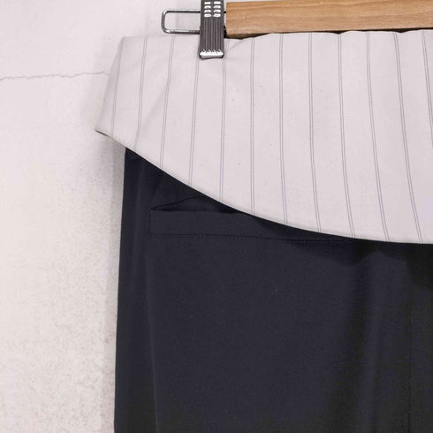 liberum arbitrium ウエストデザインワイドスラックスパンツ メンズ 1