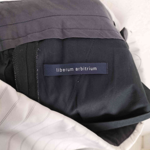 liberum arbitrium ウエストデザインワイドスラックスパンツ メンズ 1