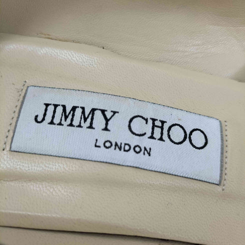 ジミーチュウ JIMMY CHOO イタリア製 クロコ型押し ヒールパンプス レディース 38 1/2