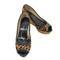 ジミーチュウ JIMMY CHOO スペイン製 ハラコ レオパード ウェッジソールパンプス レディース JPN:37