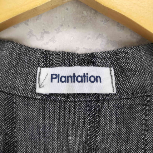 プランテーション Plantation リネン混チュニックワンピース レディース M