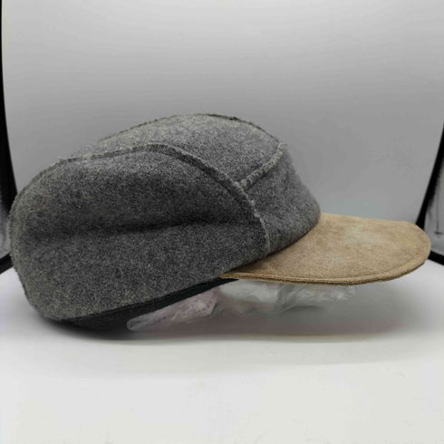 サンシー SUNSEA スエード 切り替え ウール ジェット キャップ メンズ
