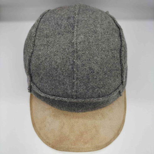 サンシー SUNSEA スエード 切り替え ウール ジェット キャップ メンズ