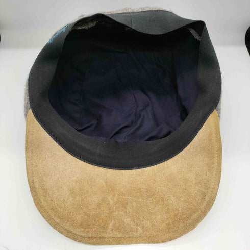 サンシー SUNSEA スエード 切り替え ウール ジェット キャップ メンズ