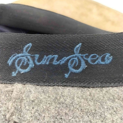 サンシー SUNSEA スエード 切り替え ウール ジェット キャップ メンズ