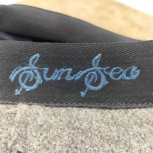 サンシー SUNSEA スエード 切り替え ウール ジェット キャップ メンズ