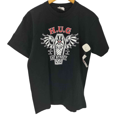 クリームソーダ CREAM SODA HUG cat street クルーネックTシャツ メンズ JPN:L