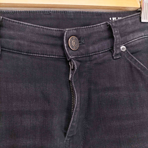 ピーティートリノ PT TORINO SWING SUPER SLIM FIT ブラックデニムパンツ メンズ 30