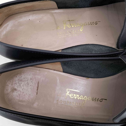 サルヴァトーレフェラガモ Salvatore Ferragamo ガンチーニ ロゴプレート ビットローファー レディース 26