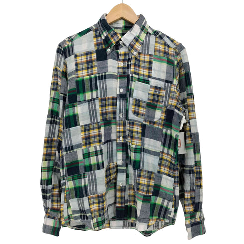 ソフネット SOPHNET. パッチワーク 総柄 ボタンダウン L/S シャツ メンズ JPN:M