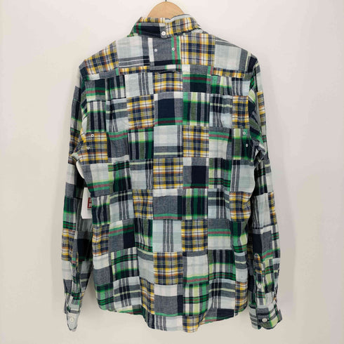 ソフネット SOPHNET. パッチワーク 総柄 ボタンダウン L/S シャツ メンズ JPN:M
