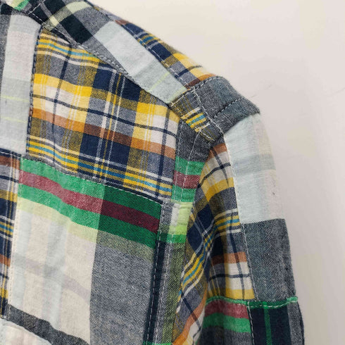 ソフネット SOPHNET. パッチワーク 総柄 ボタンダウン L/S シャツ メンズ JPN:M