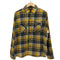 クーティー COOTIE チェーン ステッチ チェック ネル L/S レギュラーカラー シャツ メンズ JPN:L
