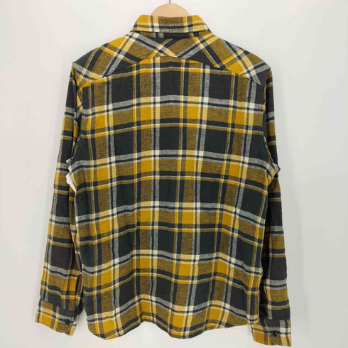 クーティー COOTIE チェーン ステッチ チェック ネル L/S レギュラーカラー シャツ メンズ JPN:L