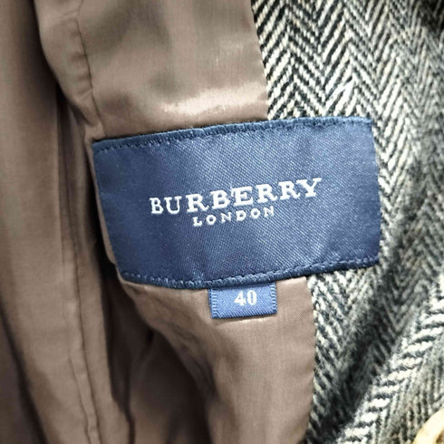バーバリーロンドン BURBERRY LONDON ヘリンボーンシングル テーラードジャケット レディース JPN:40