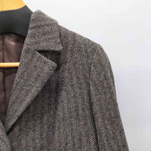 バーバリーロンドン BURBERRY LONDON ヘリンボーンシングル テーラードジャケット レディース JPN:40