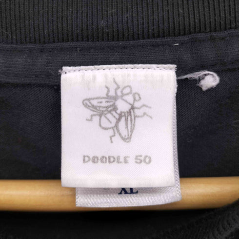 doodle50 両面プリント クルーネック S/S Tシャツ メンズ import:XL