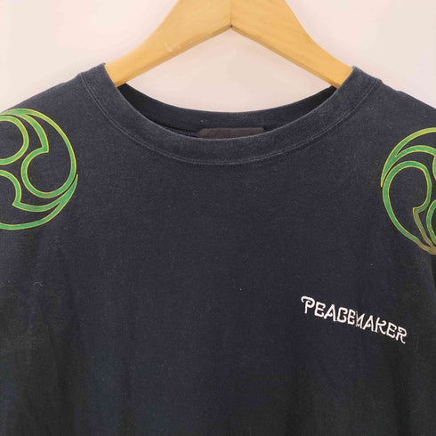 ピースメーカー PEACE MAKER 鬼禅 グラフィックプリントTシャツ メンズ JPN:L
