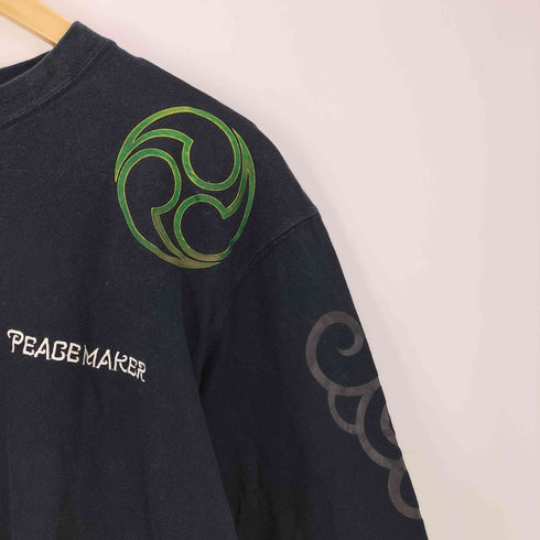 ピースメーカー PEACE MAKER 鬼禅 グラフィックプリントTシャツ メンズ JPN:L