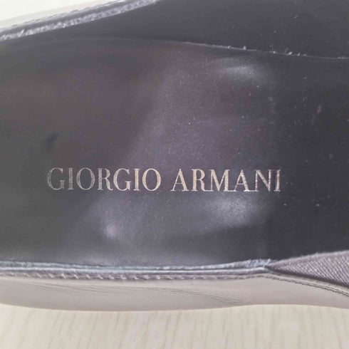 ジョルジオアルマーニ Giorgio Armani レザースリッポン シューズ メンズ 42 1/2