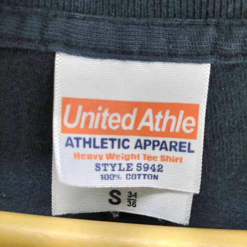 ユナイテッドアスレ UNITED ATHLE バンドプリントS/Sカットソー バンドT スカル メンズ JPN:S