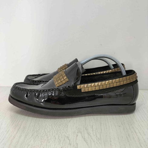 カミナンド CAMINANDO for ANDA エナメル スタッズローファー メンズ 8