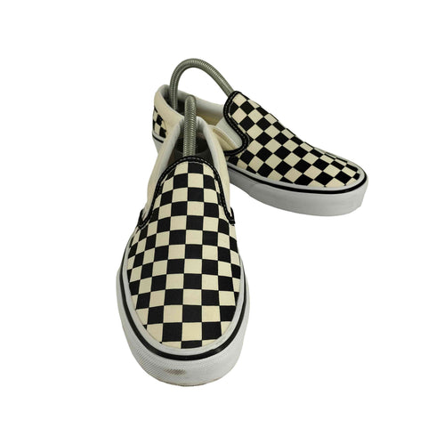 バンズ VANS チェッカー スリッポン レディース JPN:24.5