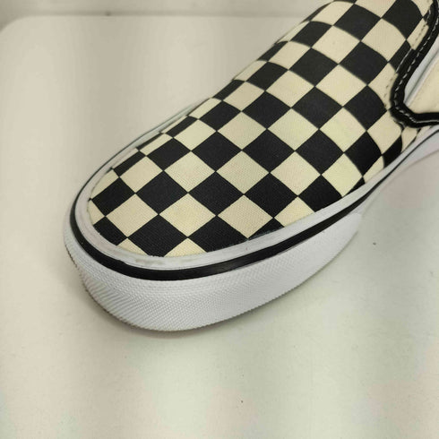 バンズ VANS チェッカー スリッポン レディース JPN:24.5