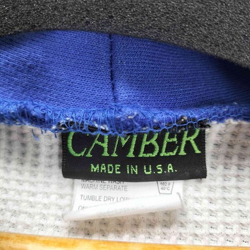 キャンバー CAMBER MADE IN USA ダブルフェイスジップアップパーカー メンズ import:M