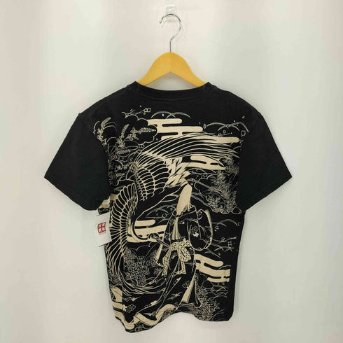 クロップドヘッズ CROPPED HEADS 鶴 刺繍デザインTシャツ メンズ JPN:M