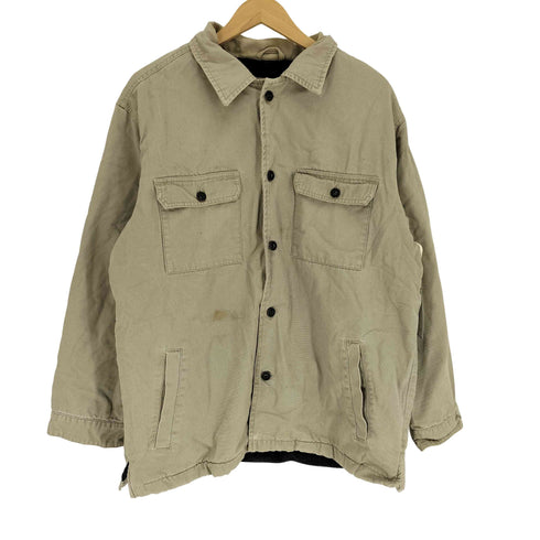 オールドネイビー OLD NAVY painter's 裏地フリース ワークシャツジャケット メンズ import:M