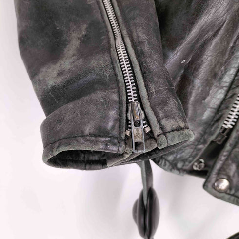 ブルックス BROOKS 70-80S MADE IN USA TALONジップ ダブルライダースジャケット メンズ JPN:48