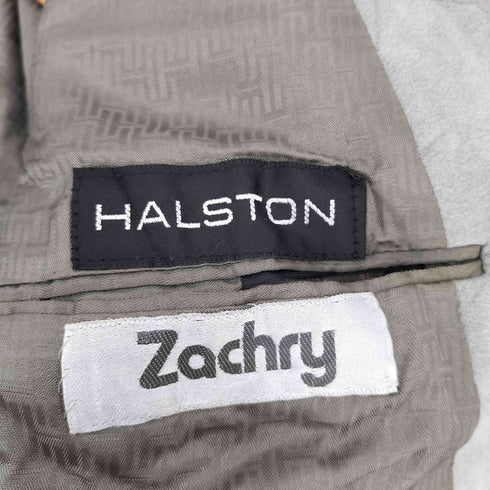 halston zachry フェイクスウェード テーラードジャケット メンズ