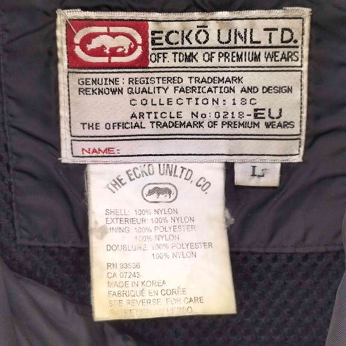 エコーアンリミテッド ECKO UNLTD ナイロンジップアップジャケット メンズ JPN:L