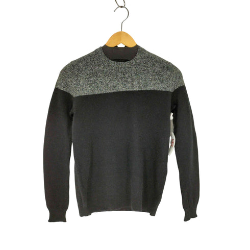 カシミヤ100% 切替ニットセーター レディース JPN:S