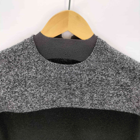 カシミヤ100% 切替ニットセーター レディース JPN:S