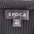 エポカ Epoca 配色切替VネックL/Sリブニット レディース JPN:40