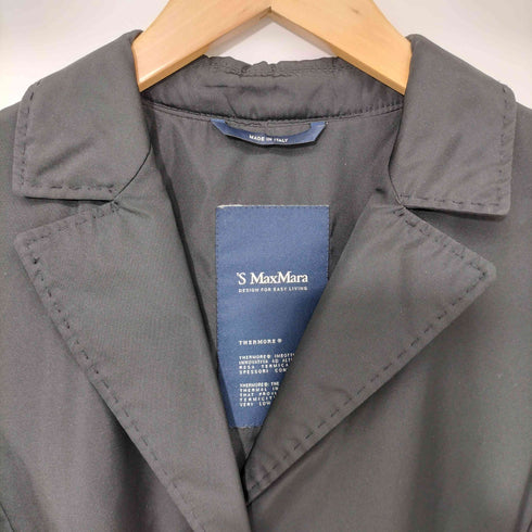 エスマックスマーラ S Max Mara イタリア製 中綿 シルク混 3B テーラードジャケット レディース JPN:40