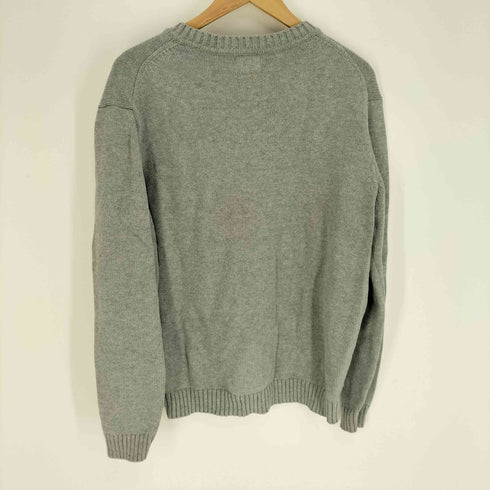 エルエルビーン L.L.Bean 00S メキシコ製 Vネック L/S コットン ニット セーター メンズ import:XL