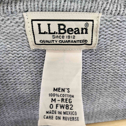 エルエルビーン L.L.Bean 00S メキシコ製 Vネック L/S コットン ニット セーター メンズ import:XL