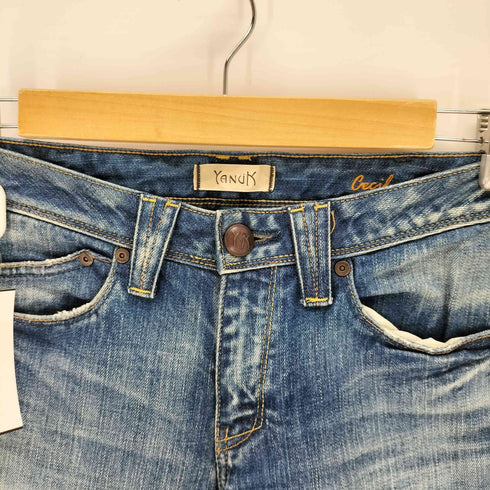 ヤヌーク YANUK CECIL セシルボーイズデニム クロップドパンツ レディース US:24 24