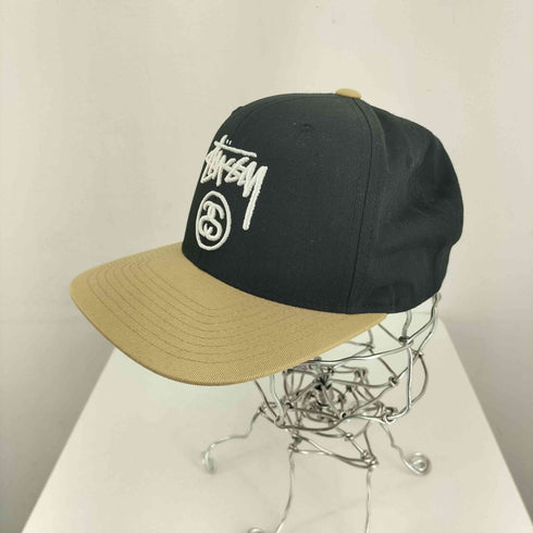 ステューシー Stussy BIG STOCK POINT CROWN SNAPBACK CAP メンズ
