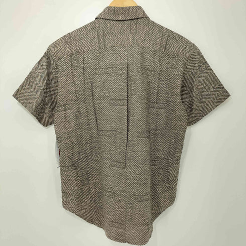 アイムイッセイミヤケ im ISSEY MIYAKE 90s コットンリネン 織柄 レギュラーカラーシャツ 半袖 メンズ JPN:S