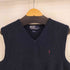 ポロバイラルフローレン Polo by RALPH LAUREN 90S ウール100 ポニー刺繍 ニットベスト レディース import:L