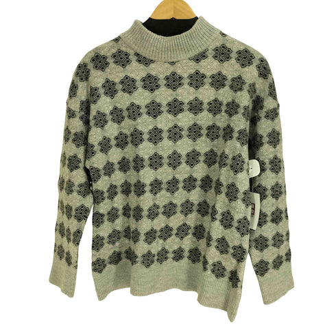 ファクトタム FACTOTUM ウール100 総柄 リブニット切替 セーター レディース EUR:48