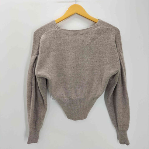 スナイデル snidel ラメ ラクーン カシュクール ニット プルオーバー レディース ONE SIZE