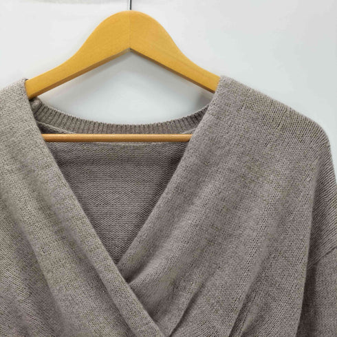スナイデル snidel ラメ ラクーン カシュクール ニット プルオーバー レディース ONE SIZE